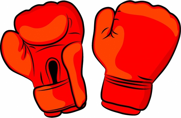 pix Red Boxing Gloves Clipart a pair of red boxing gloves cartoon
