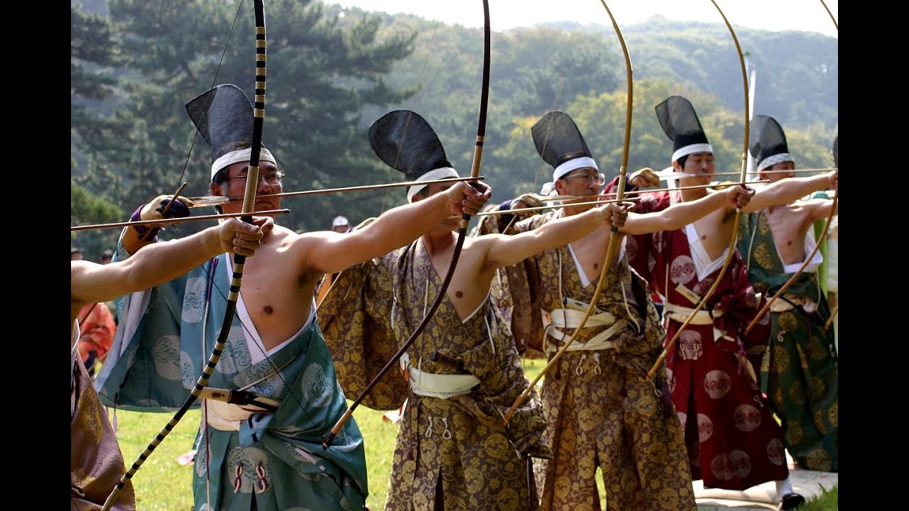 images Samurai Archery Training kyudo encyclopedia of japan