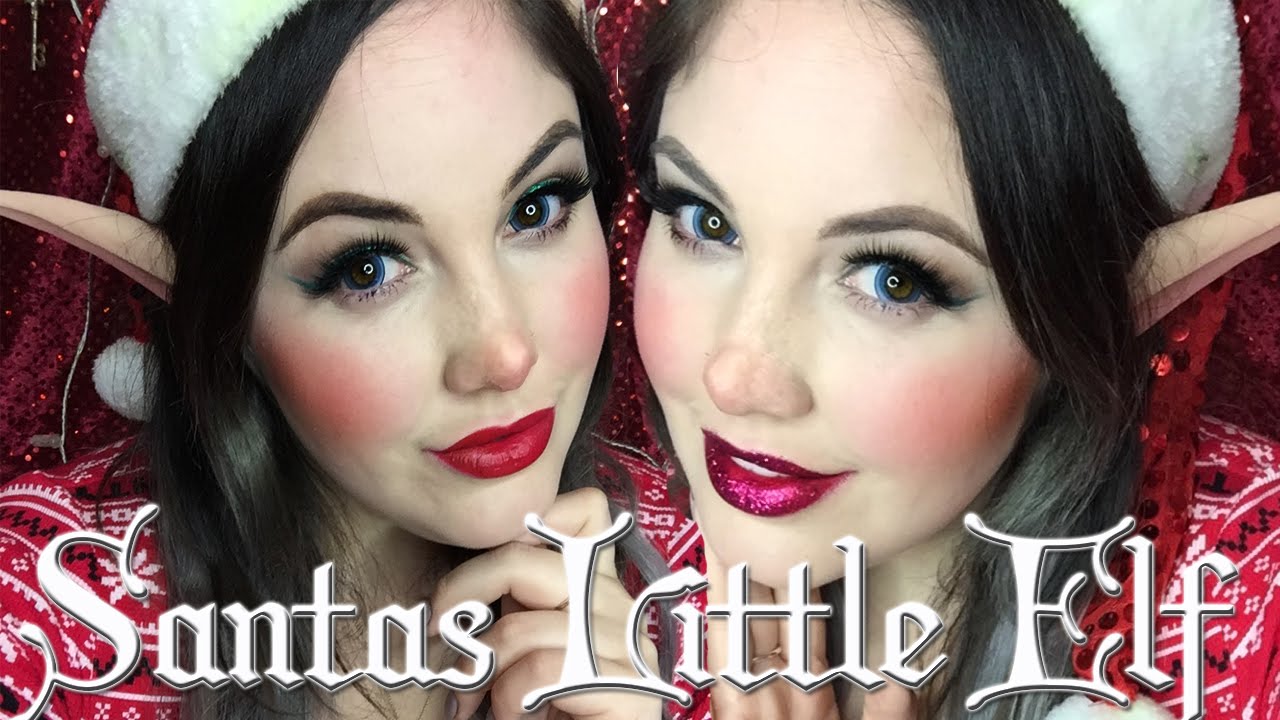 pic Santa Elf Makeup little helper ginger elf elf makeup