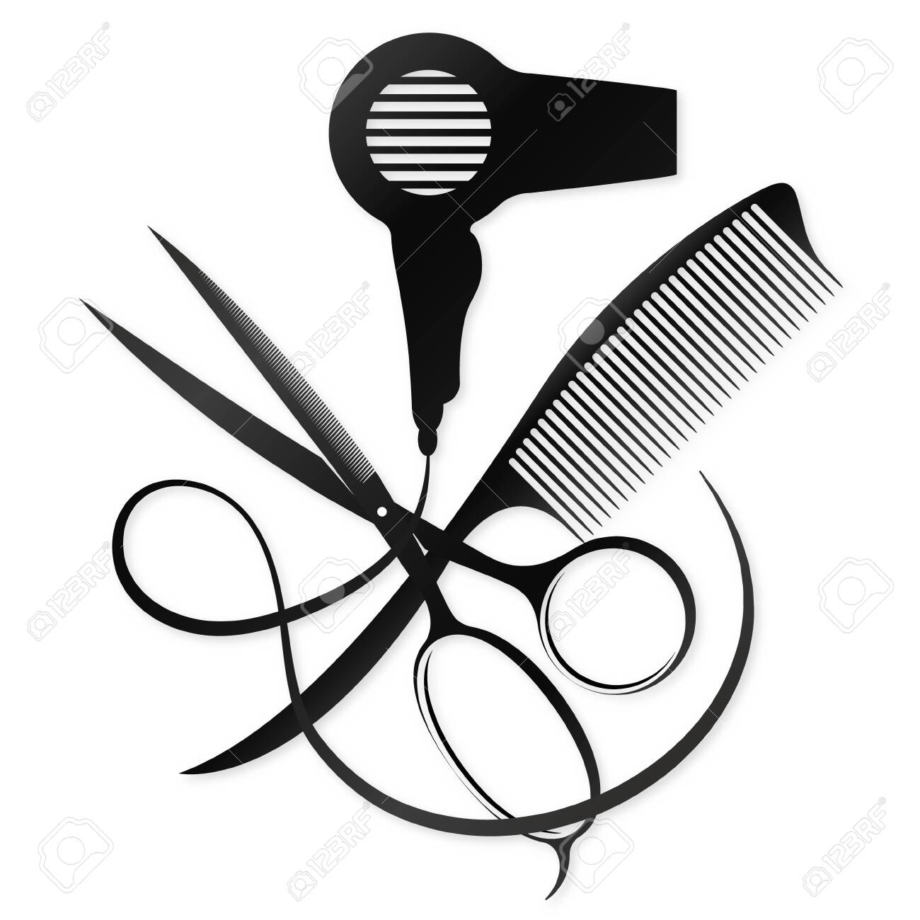 pics Scissors And Comb Clipart comb scissors clip art hairdressing