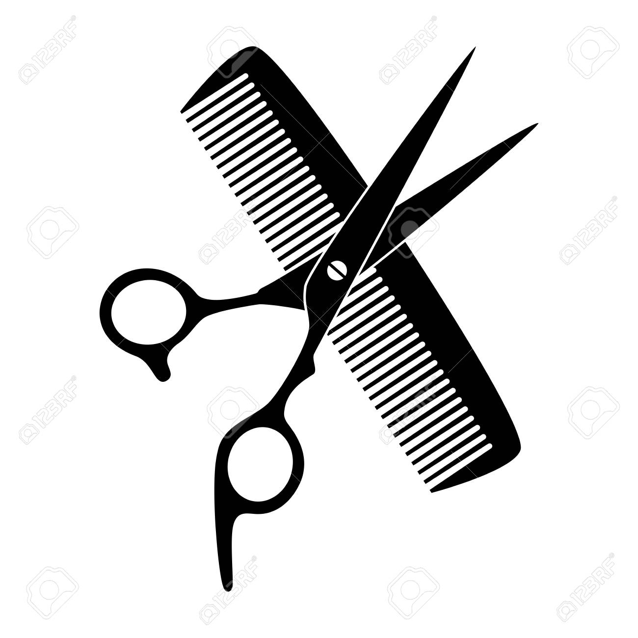 pics Scissors And Comb Clipart scissors comb hairdressing clipart free
