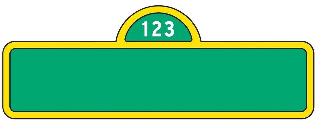 picture Sesame Street Sign Template blank printable sesame street sign