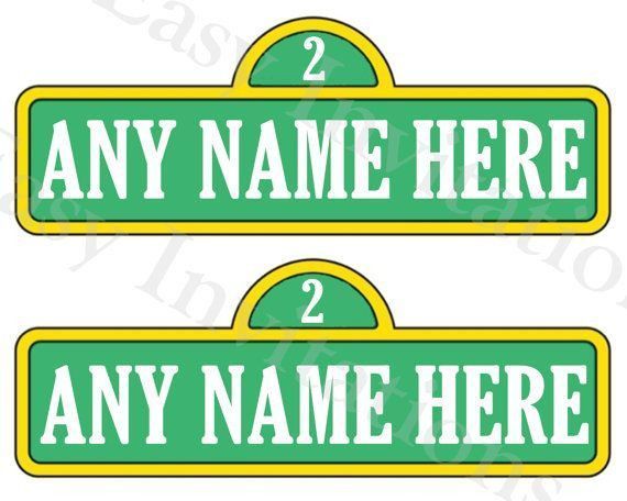 pic Sesame Street Sign Template sesame street sign template n3 free image download