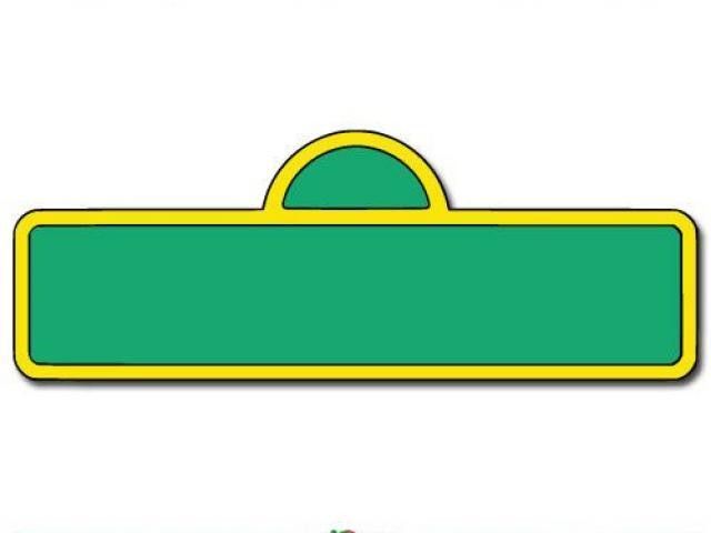 picture Sesame Street Sign Template clipart library