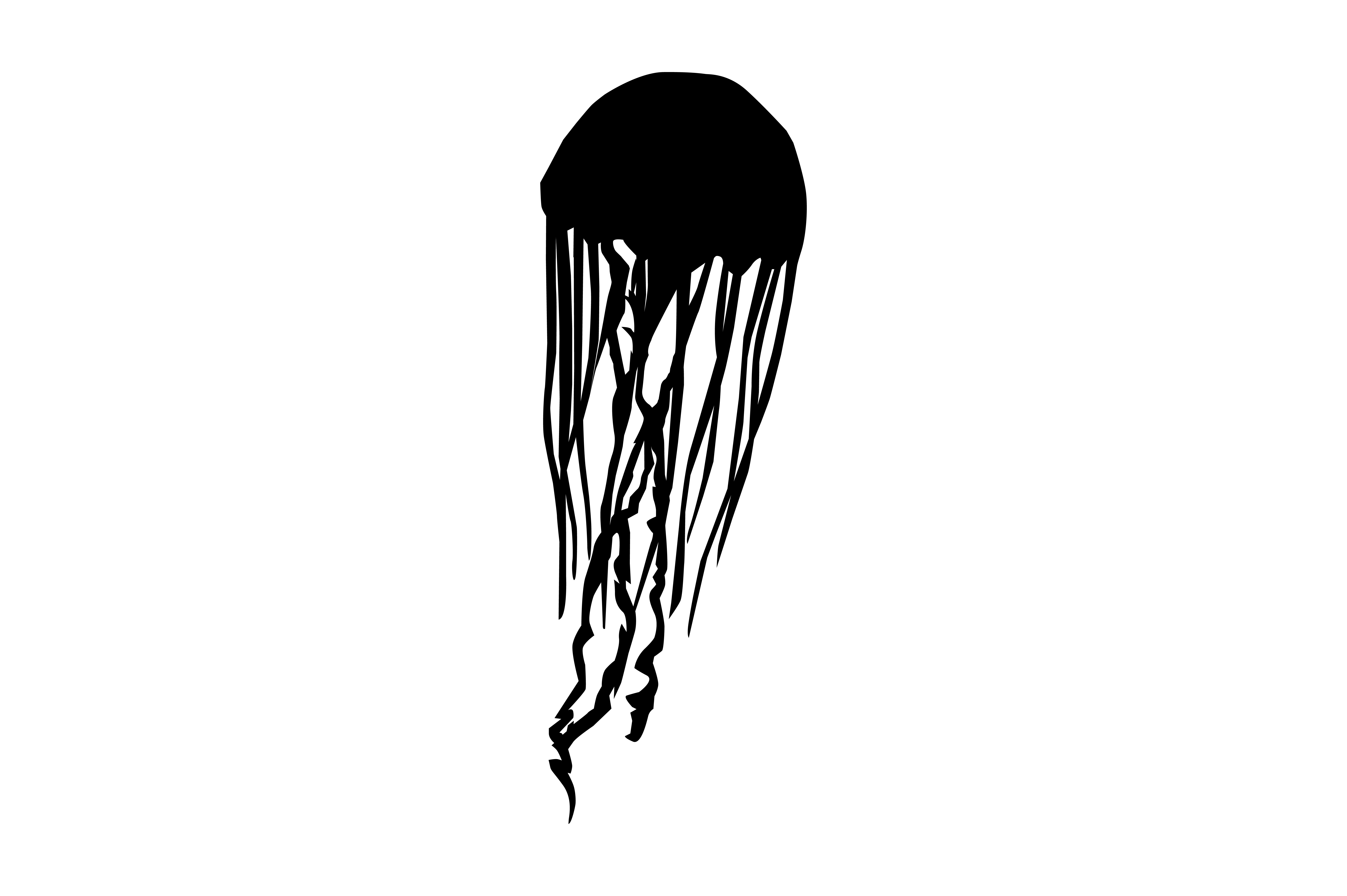 picture Silhouette Jellyfish https www shutterstock com image vector vector illustration different silhouettes jellyfish 317642426