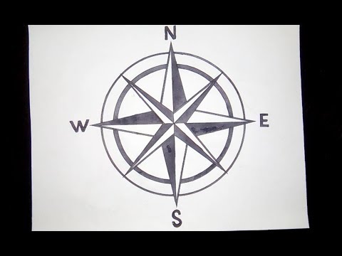 photo Simple Compass Drawing drawingforall net