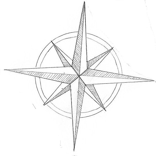 pics Simple Compass Drawing clipart library