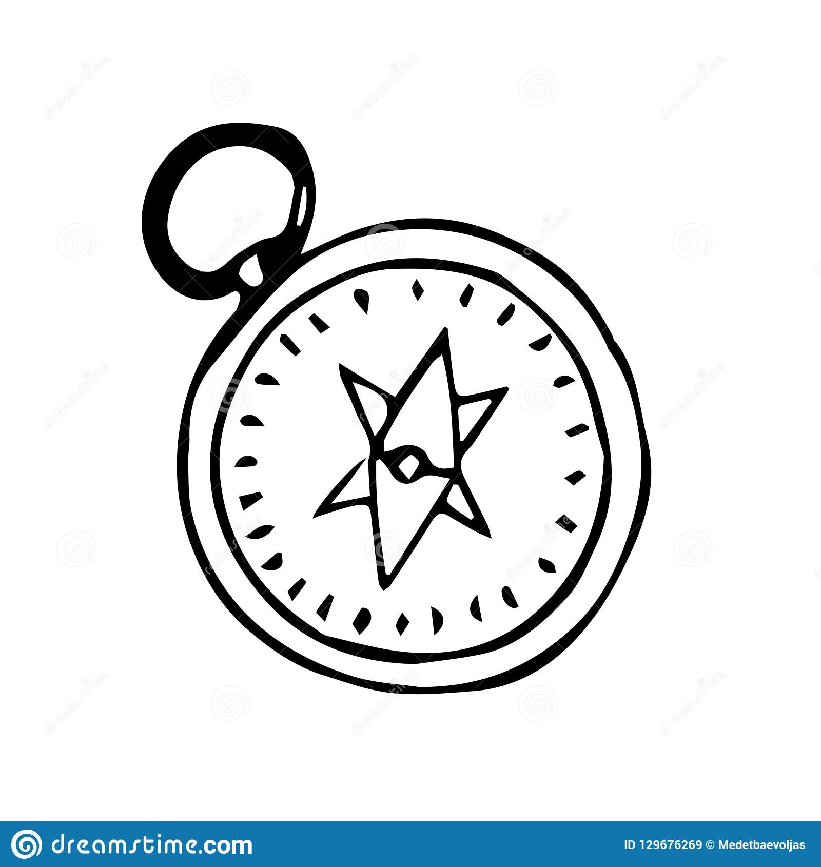 pics Simple Compass Drawing compass rose wall art easy to draw