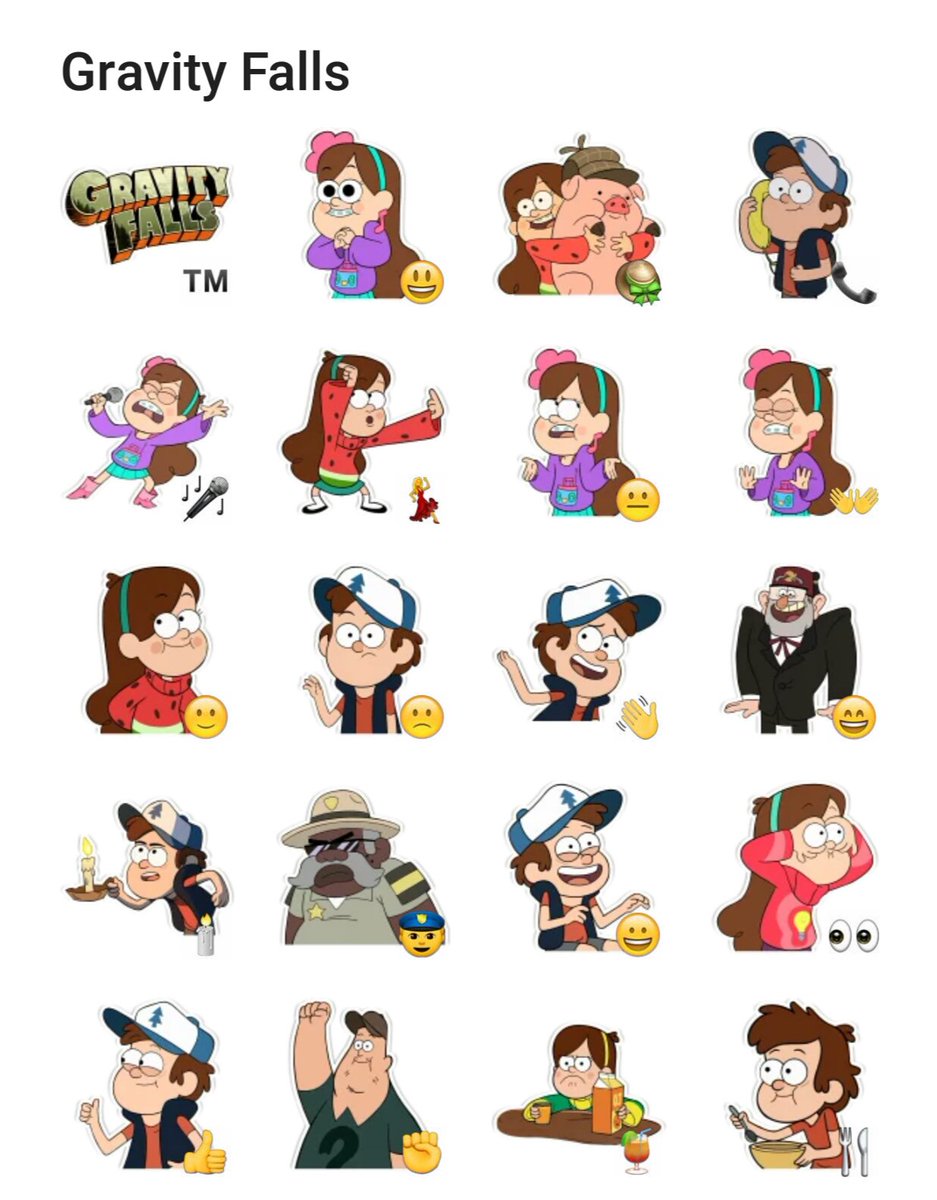 pix Telegram Gravity Falls Stickers pinterest