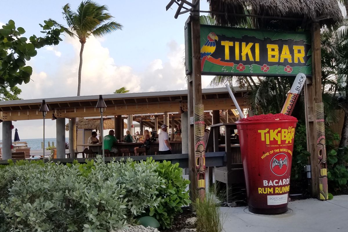 picture The Tiki Bar Islamorada world famous tiki bar