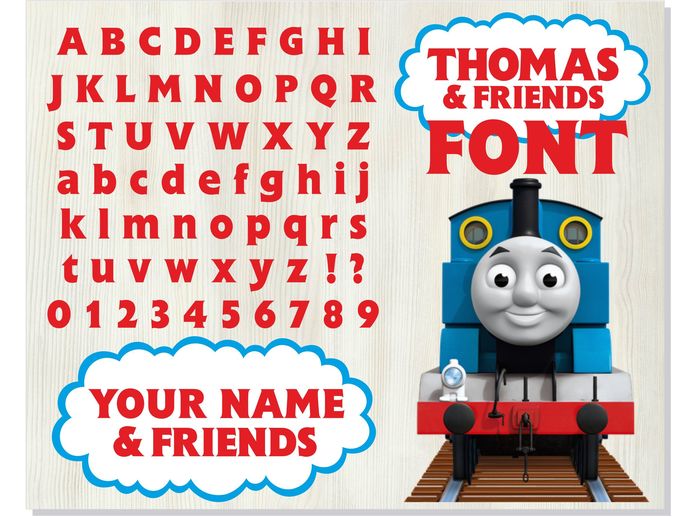 photo Thomas And Friends Logo Vector all free download