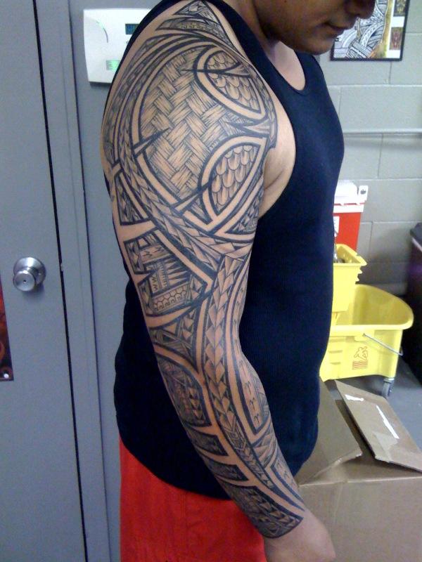 images Tribal Full Arm Tattoo Designs 90 tribal sleeve tattoos for men