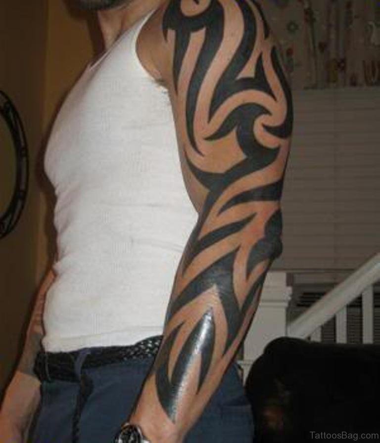 images Tribal Full Arm Tattoo Designs desenhos de tatuagem tribal
