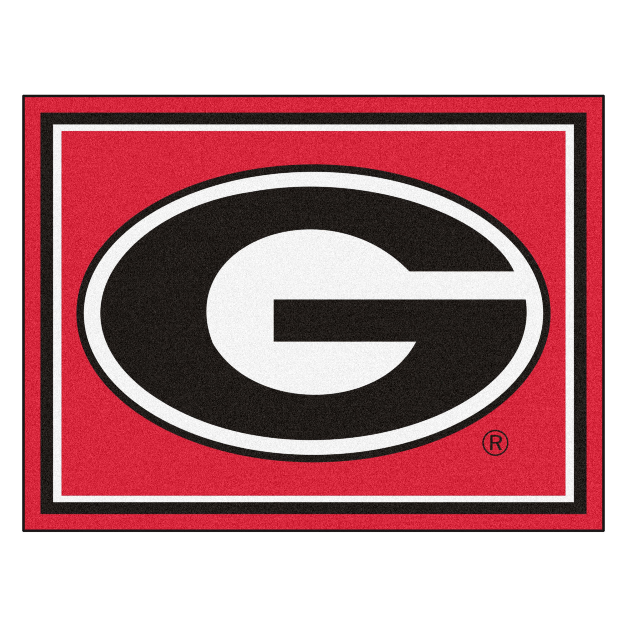pix University Of Georgia Logo Images university of georgia bulldogs area rug logo 8 x 10