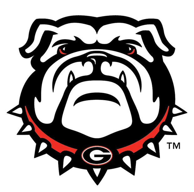 photo University Of Georgia Logo Images university of georgia bulldogs logo round tin metal sign