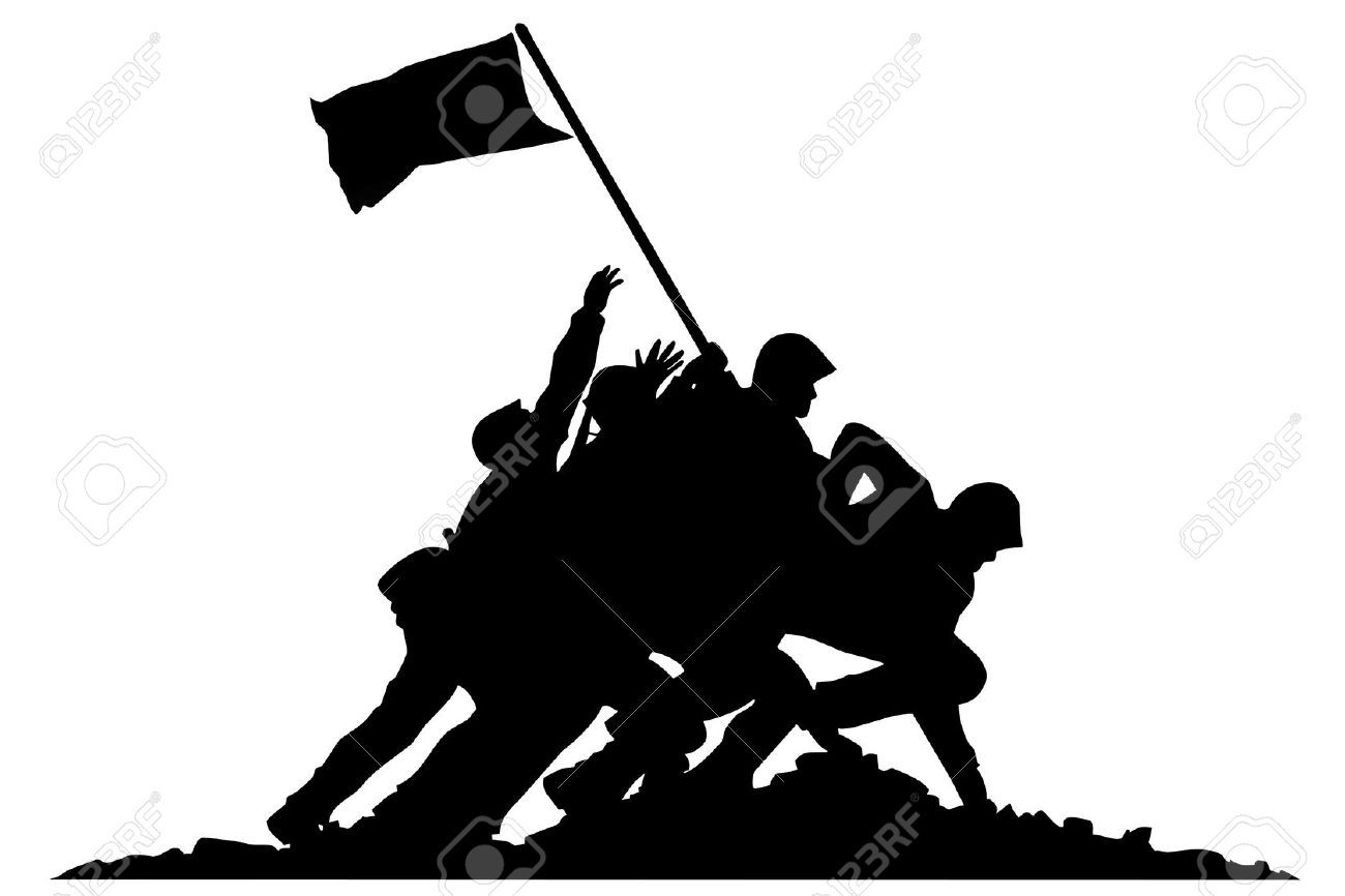 pics Us Military Silhouettes vectorstock