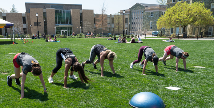 pix West Chester University Yoga patch