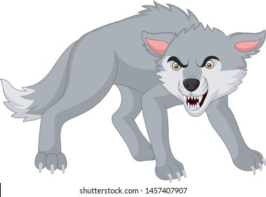 wallpapers Wolf Pictures Cartoon vectorstock