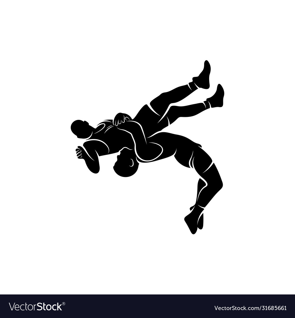 photo Wrestling Logo Vector vectorstock