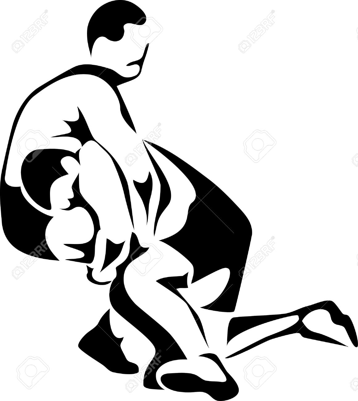 pics Wrestling Logo Vector wrestling sport logo vector premium